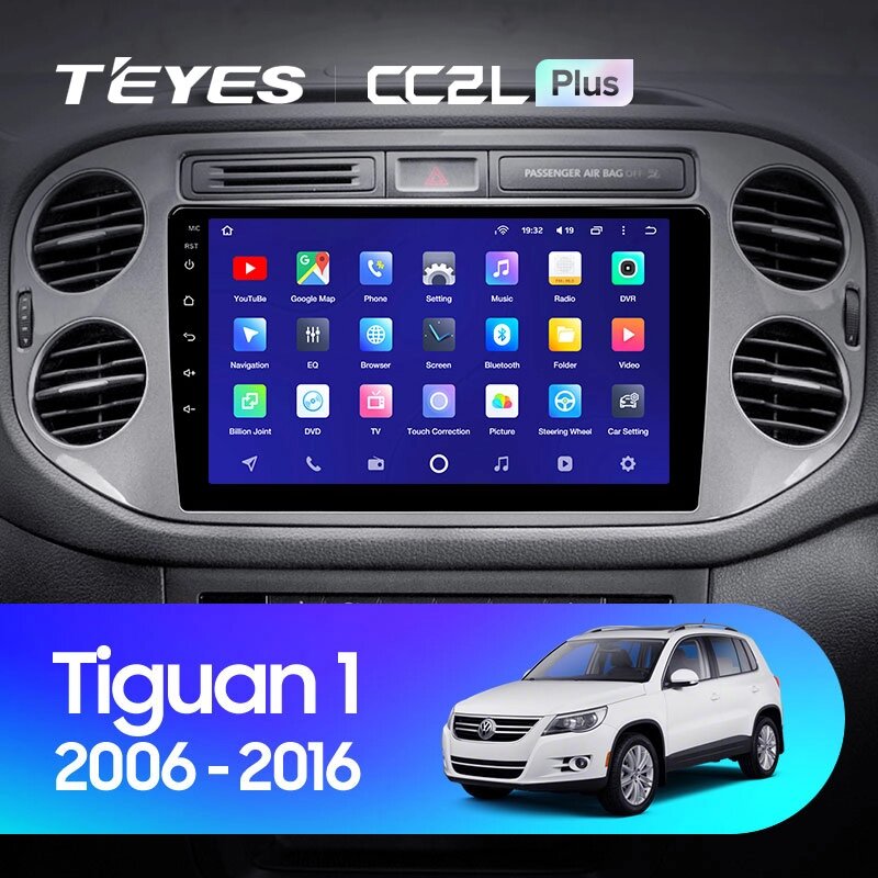 Штатна магнітола Volkswagen Tiguan 1  2006 - 2016 Android від компанії Мега Звук - фото 1