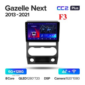 Штатна магнітола Teyes CC2 Plus для GAZ Gazelle Next 2013 — 2021 Android CC2 Plus 6+128G Wi-Fi+4G Варіант F3