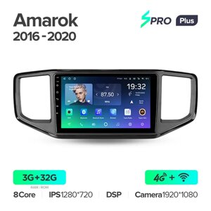 Штатна магнітола Teyes Spro Plus для Volkswagen Amarok 1 2016 - 2020 Android Spro Plus 6+128G Wi-Fi+4G