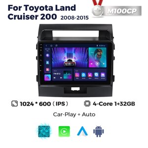 Штатна магнітола Toyota Land Cruiser 200 (2007-2015) M95 (2/32 Гб), HD (1024x600) IPS, GPS