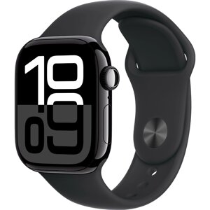 Смарт-годинник Apple Watch Series 10 GPS 42mm Jet Black Alu. Case w. Black Sport Band - M/L (MWWF3)