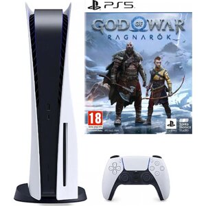 Стаціонарна ігрова приставка Sony PlayStation 5 825GB God of War Ragnarok Bundle