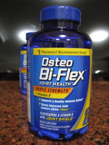 Osteo - Bi Flex Triple Strength 220 купсул з вітаміном D для зміцнення суглобів та кісток