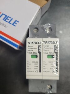 ПЗІП DC 2Р 800V TAXNELE від імпульсних перешкод на сонячні панелі