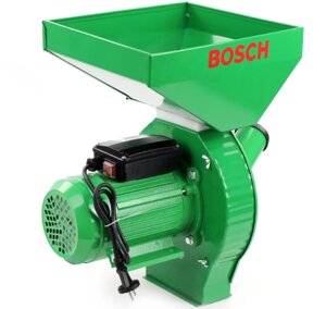 Зернодробарка Bosch 4200 4,2 кВт, 230 кг/год Корморізка подрібнювач Бош для зерна та качанів кукурудзи