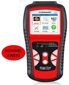 Автосканер konnwei KW830 для діагностики автомобіля OBDII