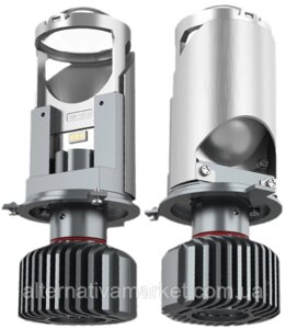 Лампи BI-LED міні-лінзи H4 "MT Light T40" (F40 H4 mini, 70Вт, 16000Лм, 6000К, 9-36v, Цоколь H4)