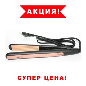 Утюжок ГОФРЕ плойка для волосся Gemei GM-2955W, Прилад для укладання волосся, Щипці, Гофре для прикореневого