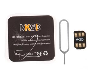 MKSD-Карта / R-SIM / Розблокування/Unlock/Apple/iPhone/Разблокировка/Новинка 100%Р-СІМ/Р-СИМ/QPE