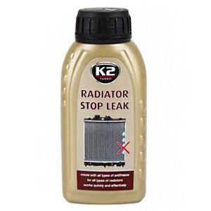 Герметик радіатора K2 Radiator Stop Leak рідкий, 250г