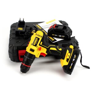 Ударний шуруповерт DeWALT DCD796NT (24V, 6AH) з металевим патроном 13мм. Деволт