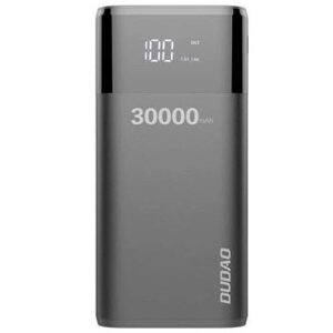 Повербанк УМБ Dudao K1Max 30000mAh with built-in cables black (6970379617618)