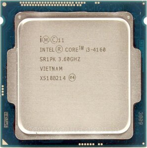 Процесор Intel Core i3-4160 3.6GHz / 3MB / 5GTs / LGA1150 / Tray