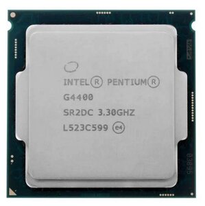 Процесор Intel Pentium G4400, s1151, 2 ядра, 3.30GHz, iGPU, HD Graphics 510, 1000 Mhz, L1