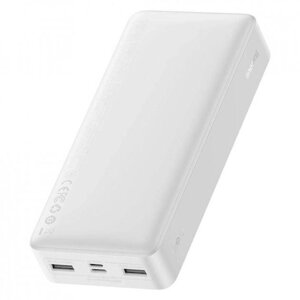 Універсальна мобільна батарея Baseus Bipow 20000mAh, 15W, USB-C/3A, 2*USB-A/3A (max.) whi