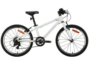 Велосипед AL 20" Leon GO 7 speed Vbr рама-10" білий з рожевим 2024