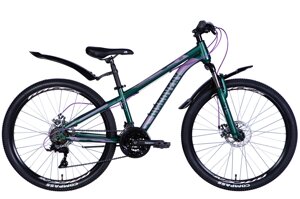 Велосипед ST 26" Discovery TREK DD FR рама-13" зелений (матовий) 2024