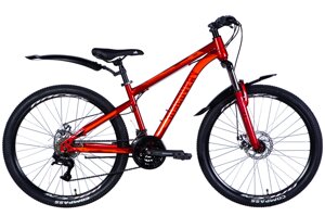 Велосипед ST 26" Discovery TREK DD FR рама-15" червоний 2024