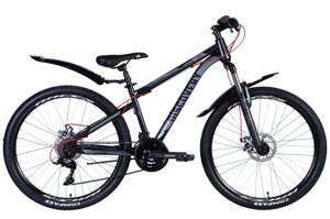 Велосипед ST 26" Discovery TREK DD FR рама-15" сірий (матовий) 2024