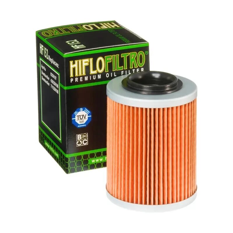 HF152 Hiflofiltro фільтр масляний для мотоциклів, квадроциклів та мотовсюдиходів від компанії Купуй чи бери у прокат - фото 1