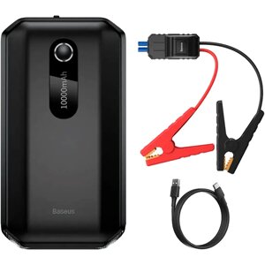 У Прокат Пускозарядний пристрій в оренду для автомобіля Baseus Super Energy Air Car Jump Starter 10000 mAh