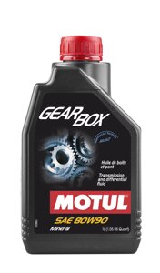 Трансмісійне масло мінеральне GEARBOX SAE 80W90, 1L. MOTUL 105787