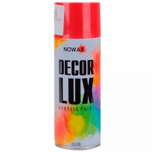 Фарба червона 450мл акрилова Decor Lux NOWAX (NX48023-NOWAX)