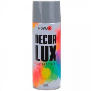 Фарба сіра 450мл акрилова Decor Lux NOWAX (NX48018-NOWAX)