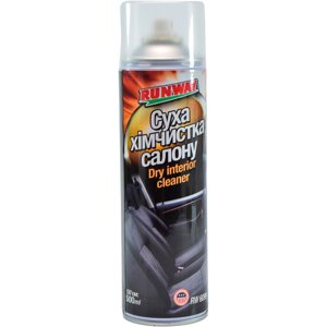 Очищувач оббивки салону 500мл "суха хімчистка" Dry Intertior Cleaner RUNWAY (RW6099)