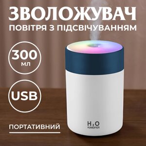 Зволожувач повітря USB Colorful Humidifier 300ml Білий