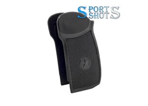 Накладка на ручку пістолета МР-654к чорний пластик (широка ручка)