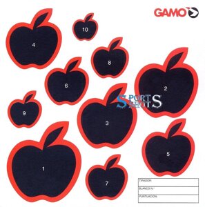 Мішень картонна Gamo Яблука (138 мм х 138 мм) 1 шт