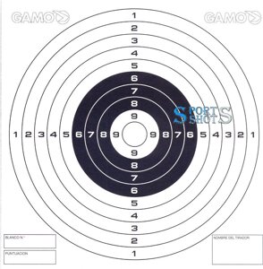 Мішень картонна Gamo Triple (138 мм х 138 мм) 1 шт
