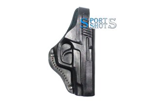 Кобура поясна Форт-12 формована (шкіра, чорна)