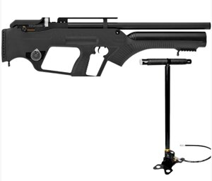 Пневматична гвинтівка PCP Hatsan BullMaster SemiAuto (4.5мм, 27 Дж, з насосом Hatsan)