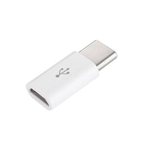 Адаптер перехідник Micro USB — Type-C XD98887 Білий