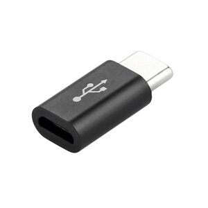 Адаптер перехідник Micro USB — Type-C XD98887 Чорний