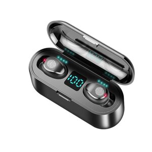 Бездротові Bluetooth навушники із зарядним кейсом Air Pro TWS Чорний. Блютуз нушники для телефону, смартфон