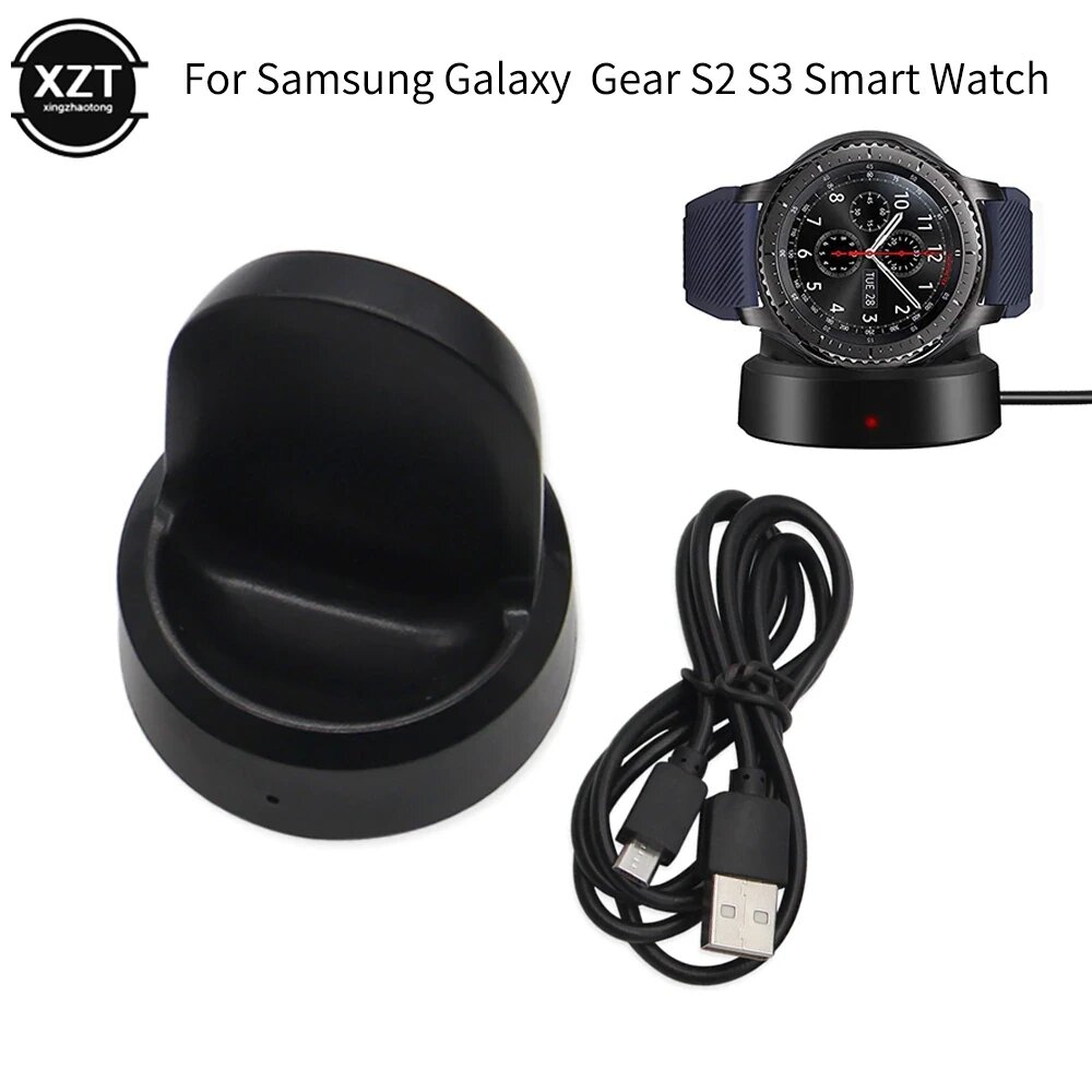 Бездротова зарядна зарядка док-станція для смарт-годинника Samsung Galaxy Watch Gear S2/Gear S3/ 46 mm/42m від компанії А11 - фото 1