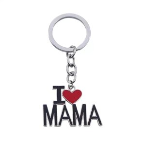 Брелок для ключів "Я люблю маму - I Love Mama"Брелок на ключі. Брелок чоловічий, жіночий