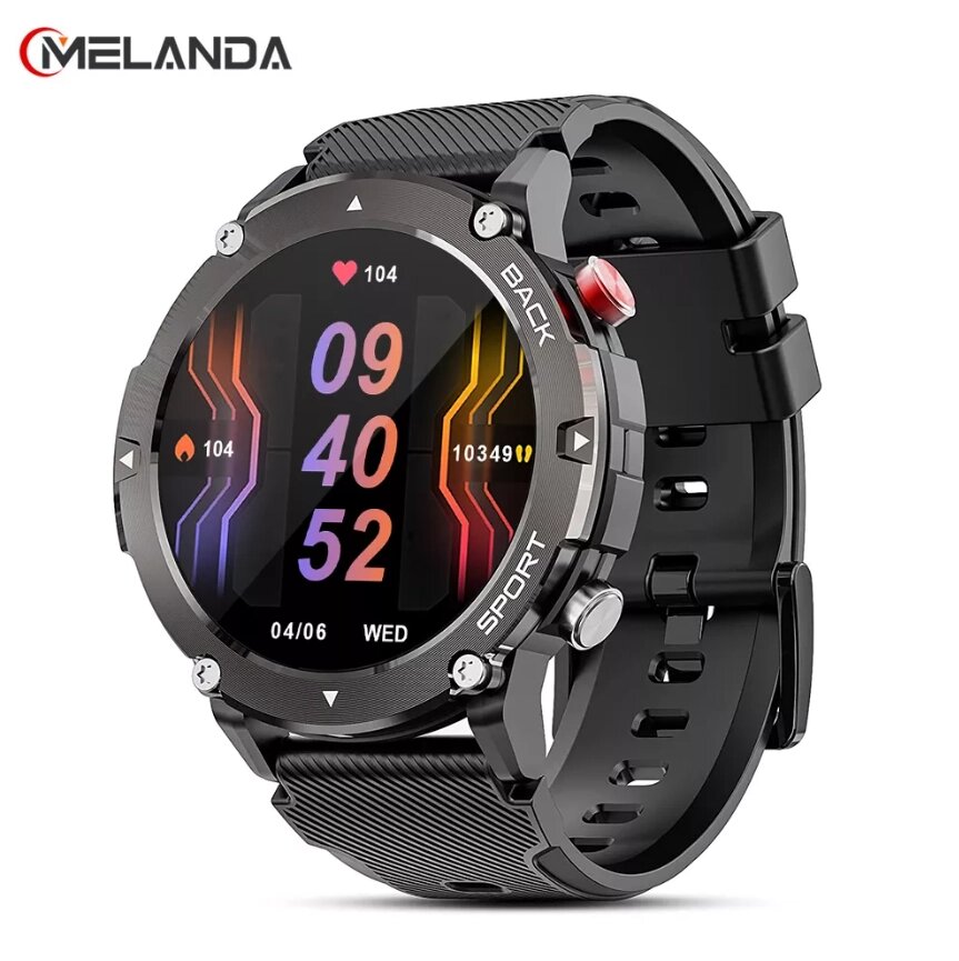 Чоловічий розумний смарт-годинник Smart Watch Melanda QF30B/ Фітнес браслет трекер від компанії А11 - фото 1