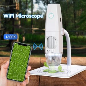 Цифровий мікроскоп Wi-Fi 1000Х HD 1080P Digital Microscope для телефона, смартфона, планшета JTR009