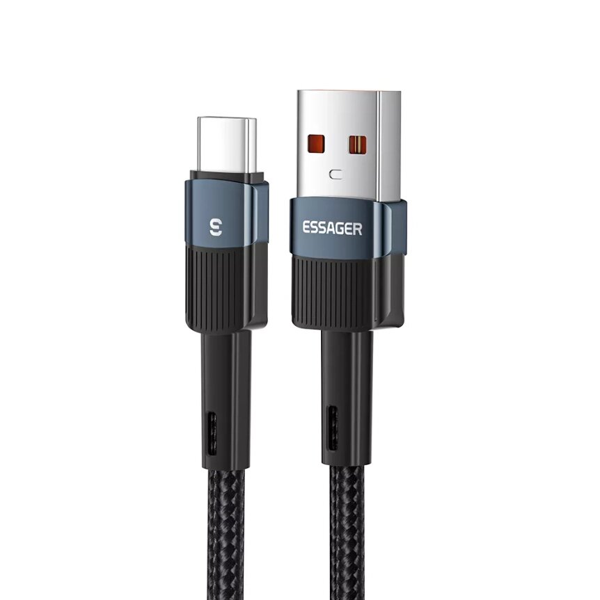 Кабель для швидкого заряджання Quick Charge 3A USB — Type-C 0.5 метра GJ33T. Шнур для заряджання телефона від компанії А11 - фото 1