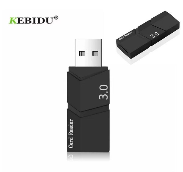 Кардридер Type-C — Micro SD TF OTG. Картридер зчитувач флешкарт USB-C to MicroSD FD51V від компанії А11 - фото 1