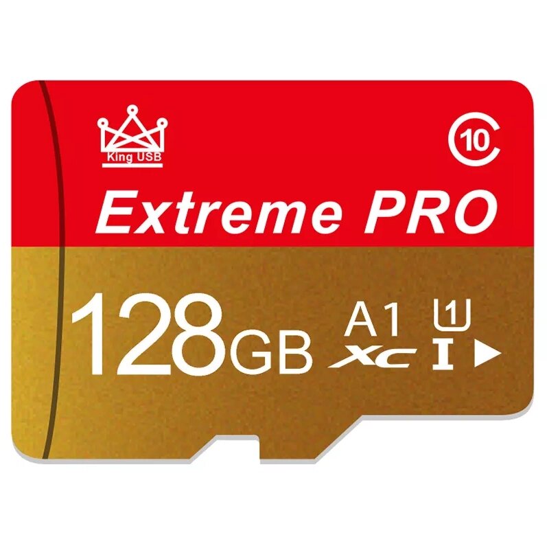 Карта пам'яті, Флешка TF card MicroSD 128GB Class 10 + SD Adapter мікро сд 128 гігабайт для телефону ExtremePRO-128CV від компанії А11 - фото 1