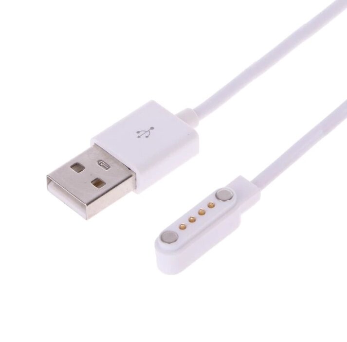 Магнітний зарядний пристрій для смарт-годинника USB — 4Pin СА88765. Заряджання для смарт-годинника від компанії А11 - фото 1