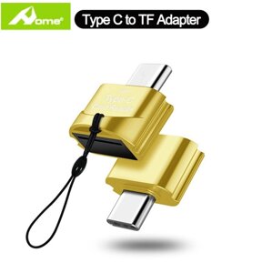 Мінікардридер Type-C — Micro SD TF OTG. Брелок-картидер зчитувач флешкарт USB-C to MicroSD YS3G