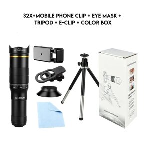 Монокуляр із кріпленням для телефона + Штатив Telephoto Premium Lens HD 32x DF90Q