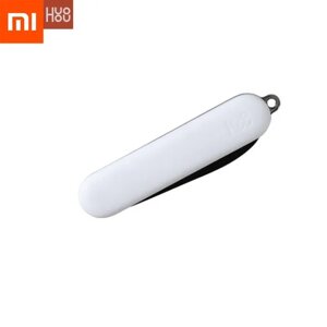 Оригінальний складаний ніж для розпакування Xiaomi Mijia Huohou Білий. Ніж брелок для риболовлі, туристичний