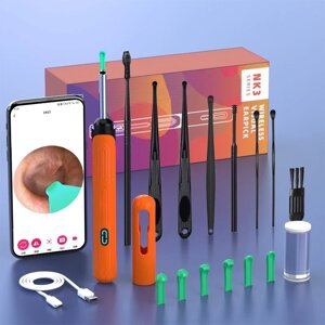 Отоскоп бороскоп Wi-Fi FullHD Android, IOS NS22-5. Ендоскоп медичний для чищення вух